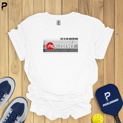 Life Is An Adventure Pickleball Athletic TShirts for Men and Women