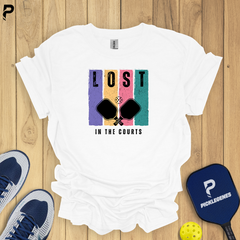 Lost In The Courts - PickleGenes Pickleball T-Shirt