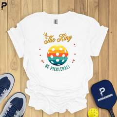 The King Of Pickleball T-shirt for Men - Size Chart