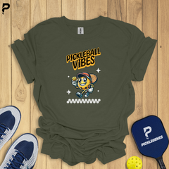 Pickleball Vibes Animated Funny Pickleball T-shirt for Pickleball Players - Pickleball T-Shirt Design 4