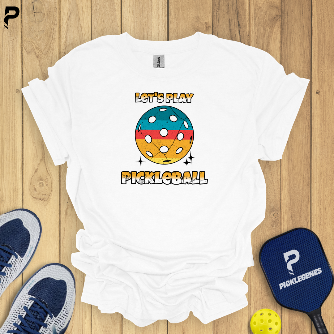 Let's Play Pickleball T-shirt - PickleGenes Pickleball T-Shirt