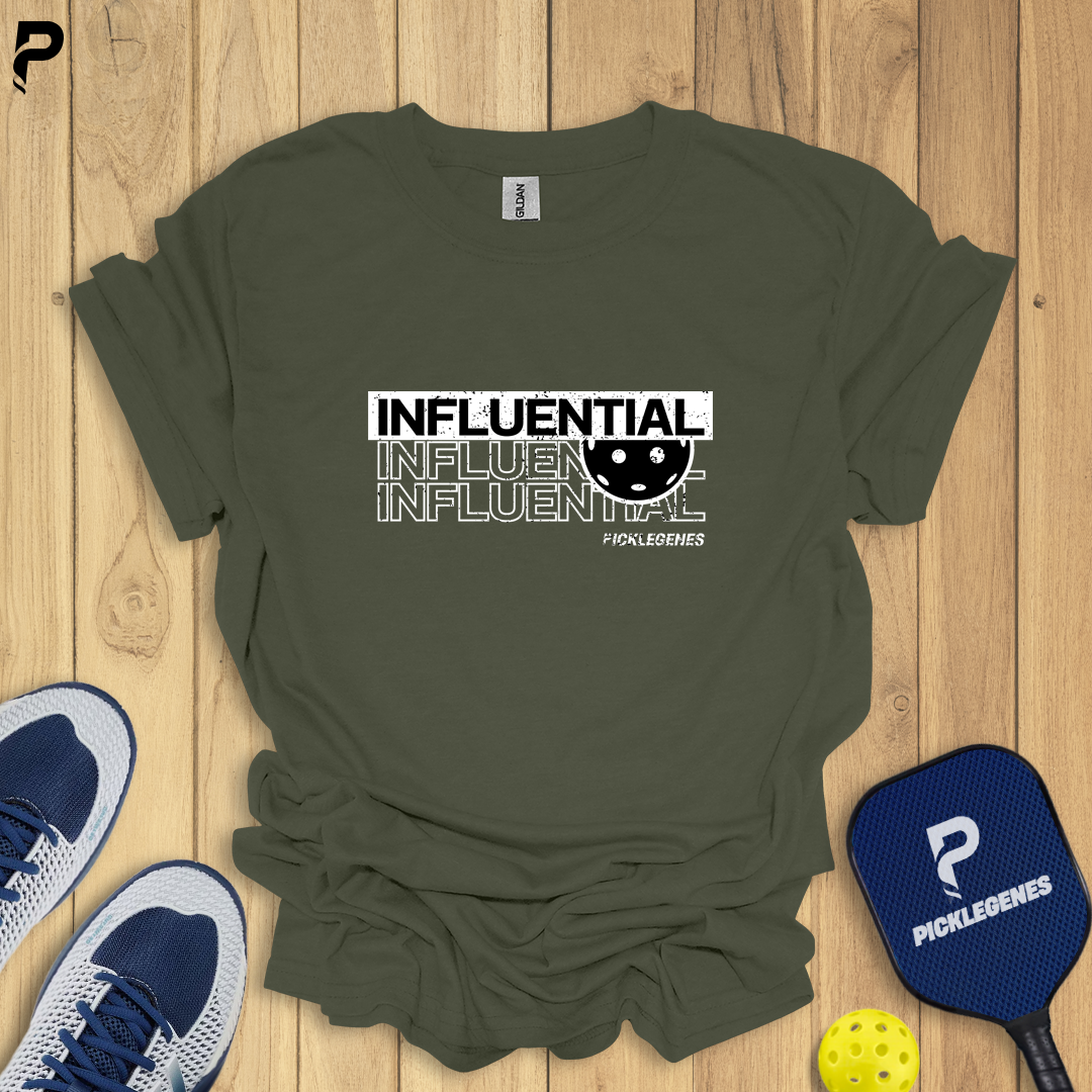 Influential Pickleball T-shirt - PickleGenes Pickleball T-Shirt