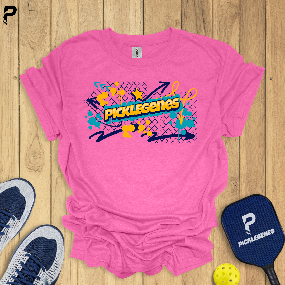Picklegenes Graphic Pickleball T-shirt - PickleGenes Pickleball T-Shirt