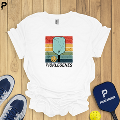 Picklegenes Paddle And Ball Pickleball T-shirt - Size Chart