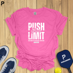 Push Your Limit Athletic Pickleball T-shirt - Back View