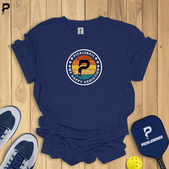 Pickleball My Happy Addiction Pickleball T-shirt - Back View