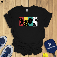 Picklegenes Brand Animated Pickleball T-shirt - Size Chart