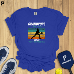 Grandpops Take Naps Pickleball T-Shirts - Pickleball T-Shirt Design 4