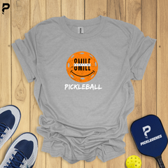 Smile Everytime Funny Pickleball T-shirt - Back View