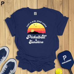 Just A Girl Who Love Pickleball T-Shirt - Size Chart