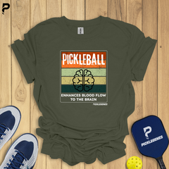 Pickleball Enhances Blood Flow Pickleball T-shirt - Pickleball T-Shirt Design 4