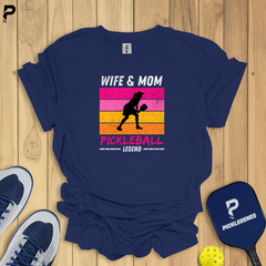 Wife Mom Pickleball Legend Pickleball T-shirt - Pickleball T-Shirt Design 5