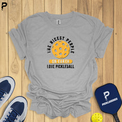 The Nicest People On Earth Love Pickleball T-Shirt - Pickleball T-Shirt Design 5