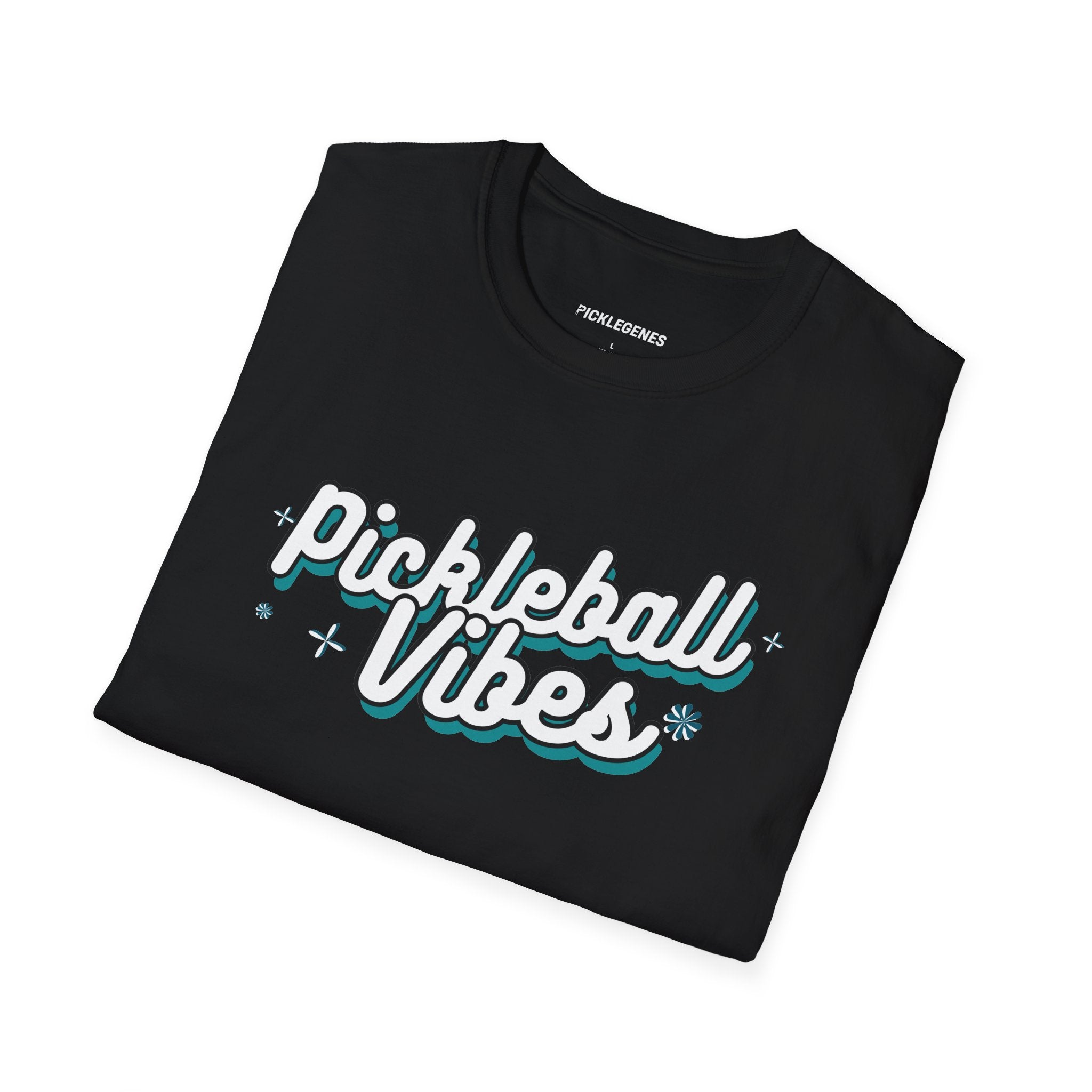 Pickleball Vibes Typo Pickleball T-Shirts - Pickleball T-Shirt Design 20
