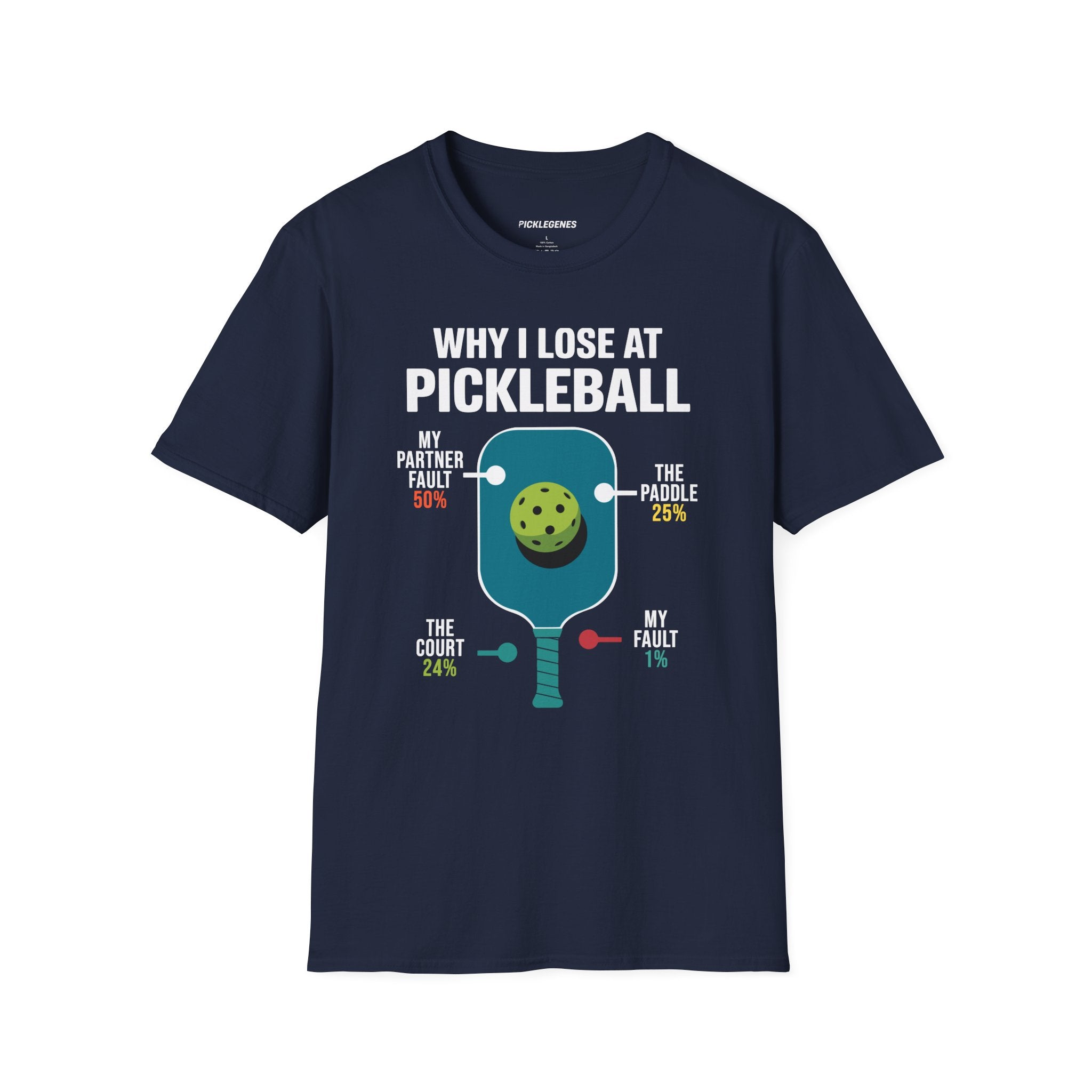 Why I Lose At Pickleball T-shirt - Pickleball T-Shirt Design 9