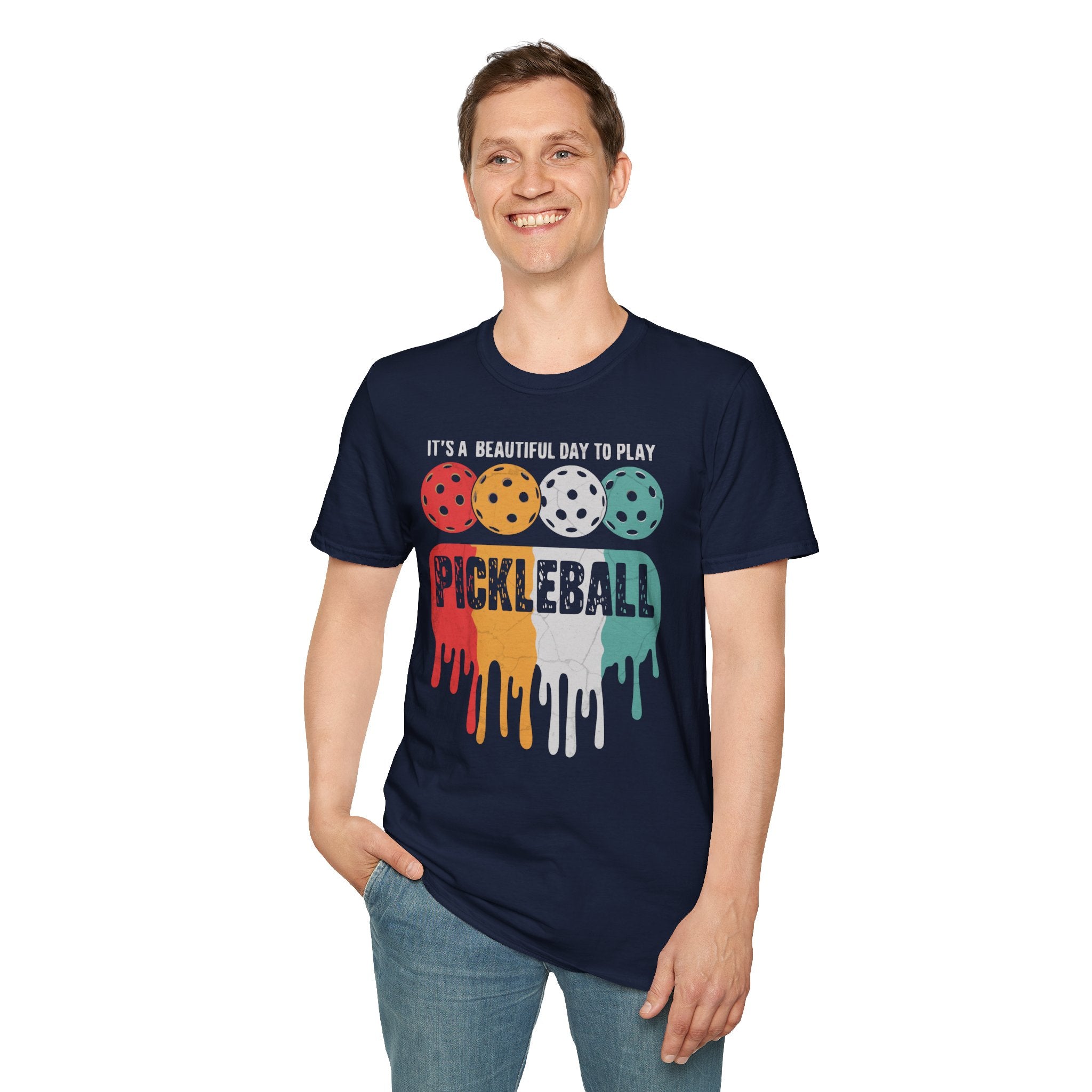 It's A Beautiful Day To Play Pickleball T-shrit - Pickleball T-Shirt Design 19