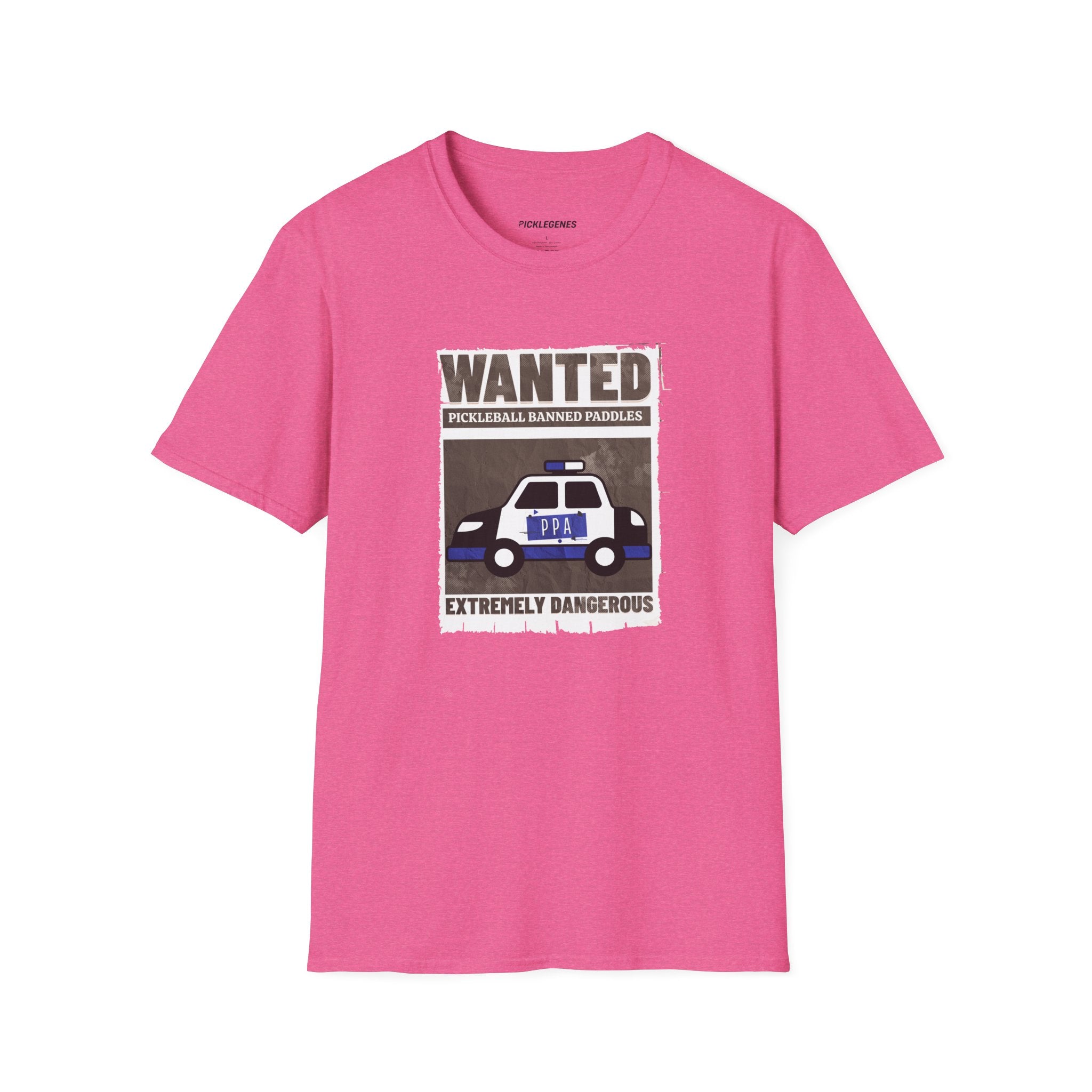 Wanted Banned Pickleball T-Shirt - Pickleball T-Shirt Design 14