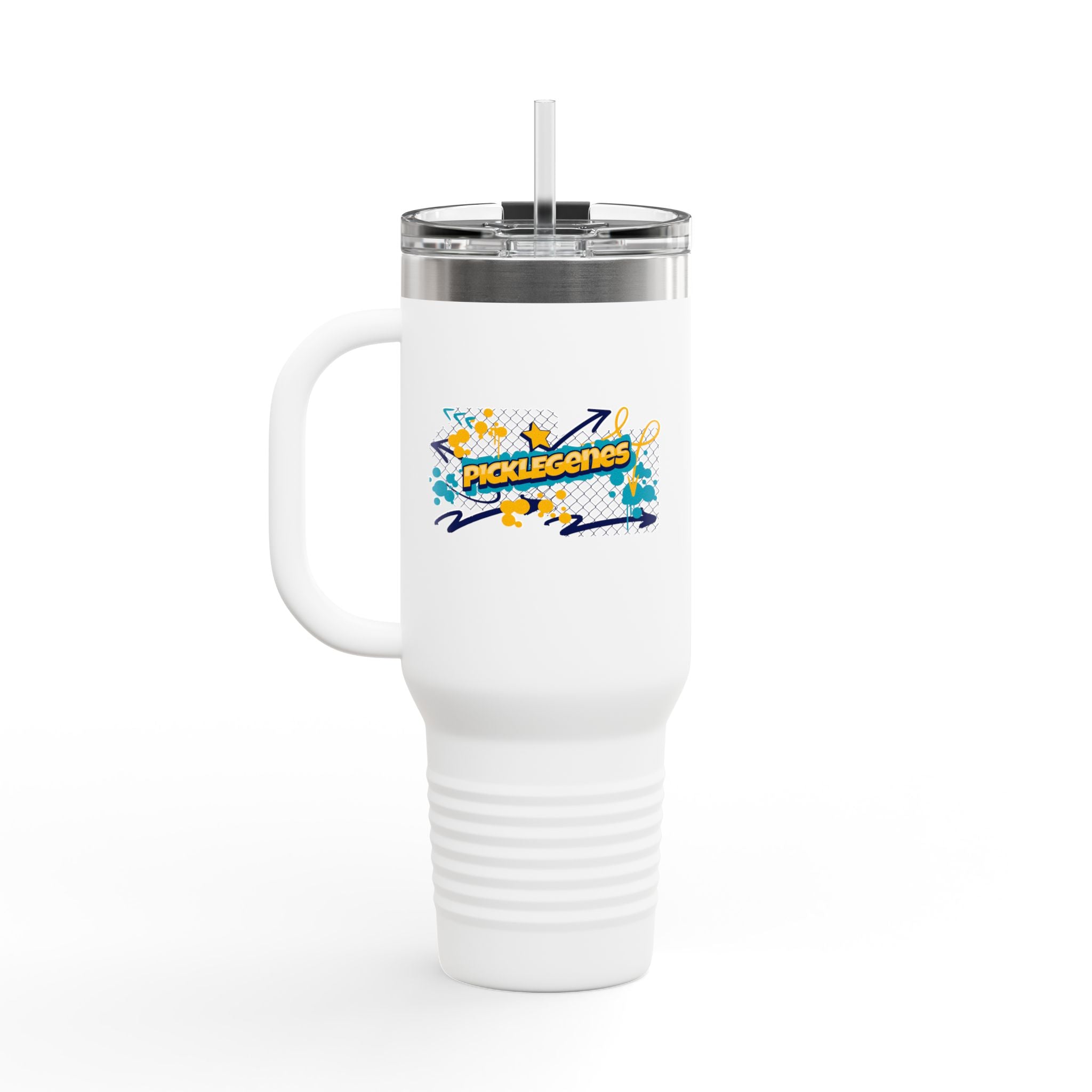 Picklegenes Graffiti Insulated Travel Mug