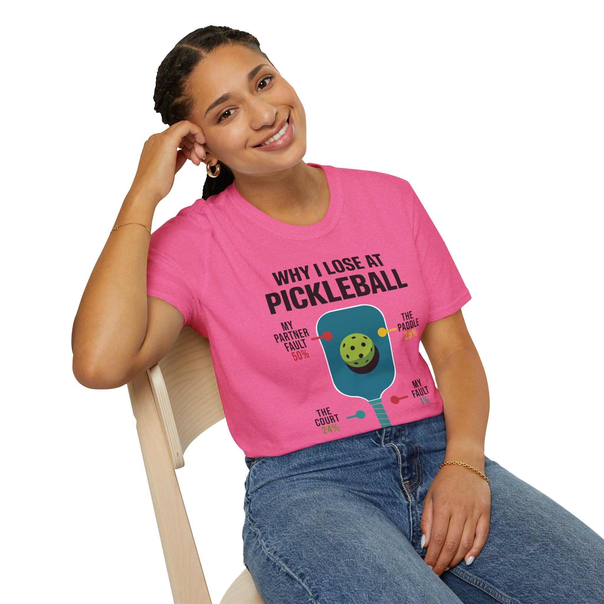 Why I Lose At Pickleball T-shirt - Pickleball T-Shirt Design 42
