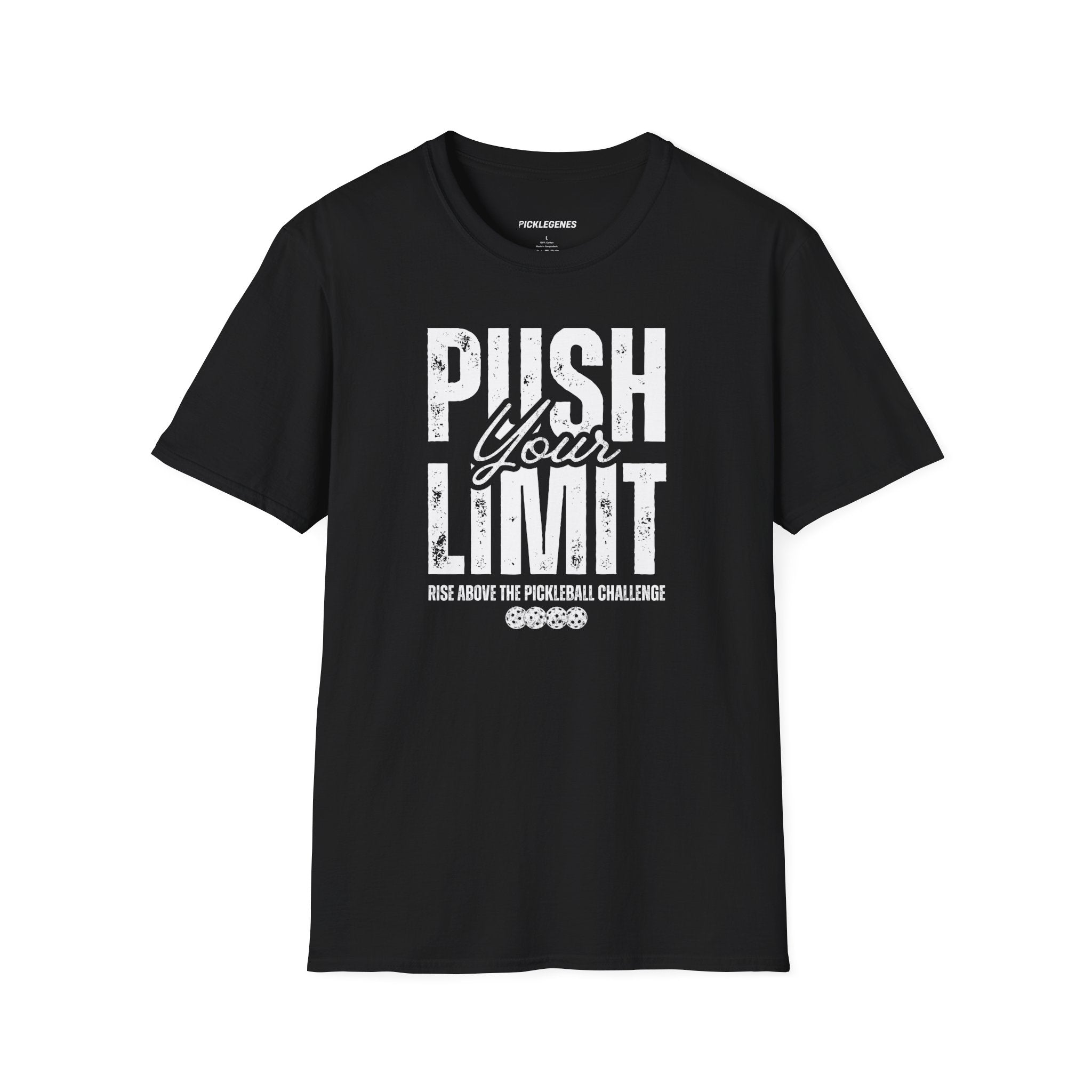 Push Your Limit Athletic Pickleball T-shirt - Pickleball T-Shirt Design 8