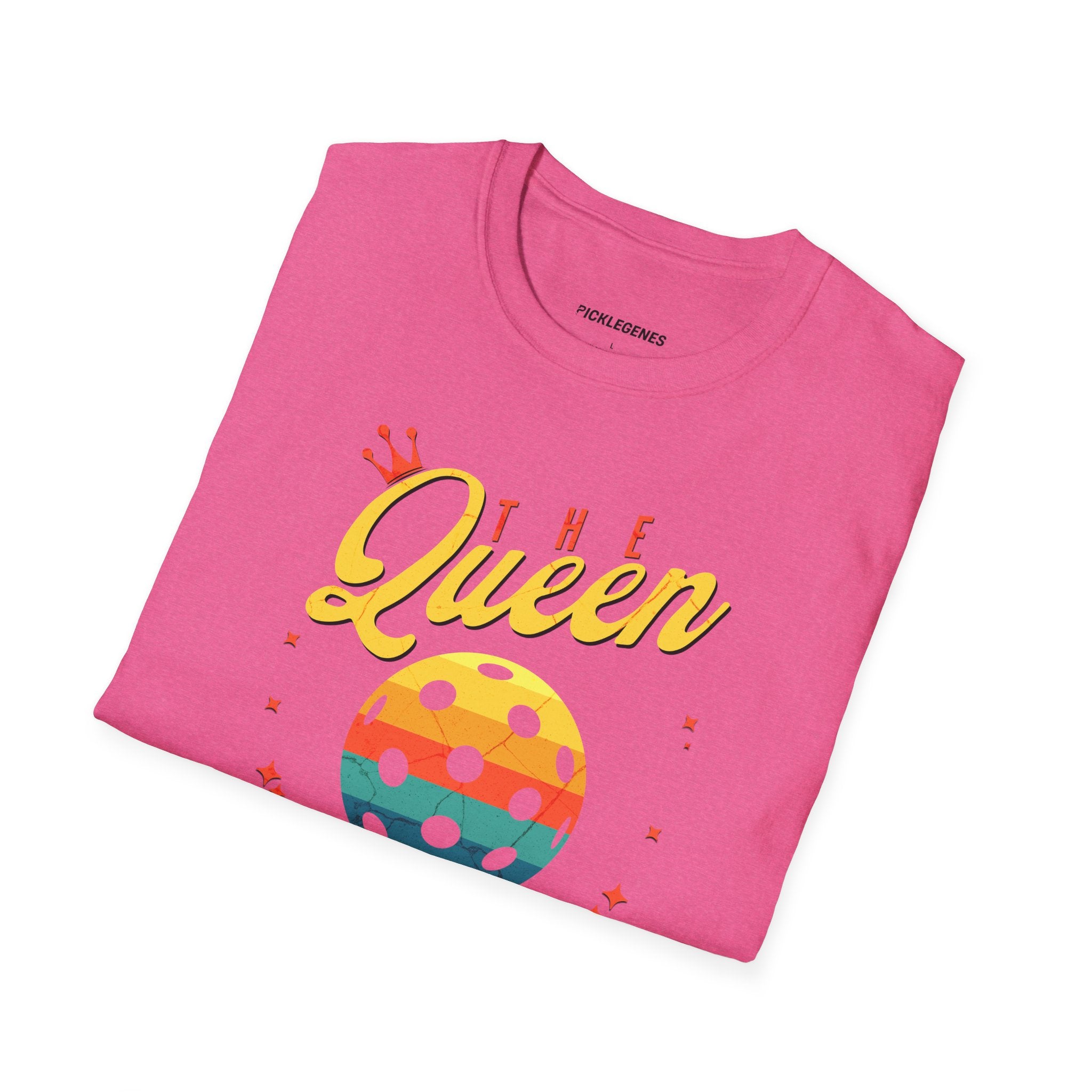 The Queen Of Pickleball T-shirt - Pickleball T-Shirt Design 35