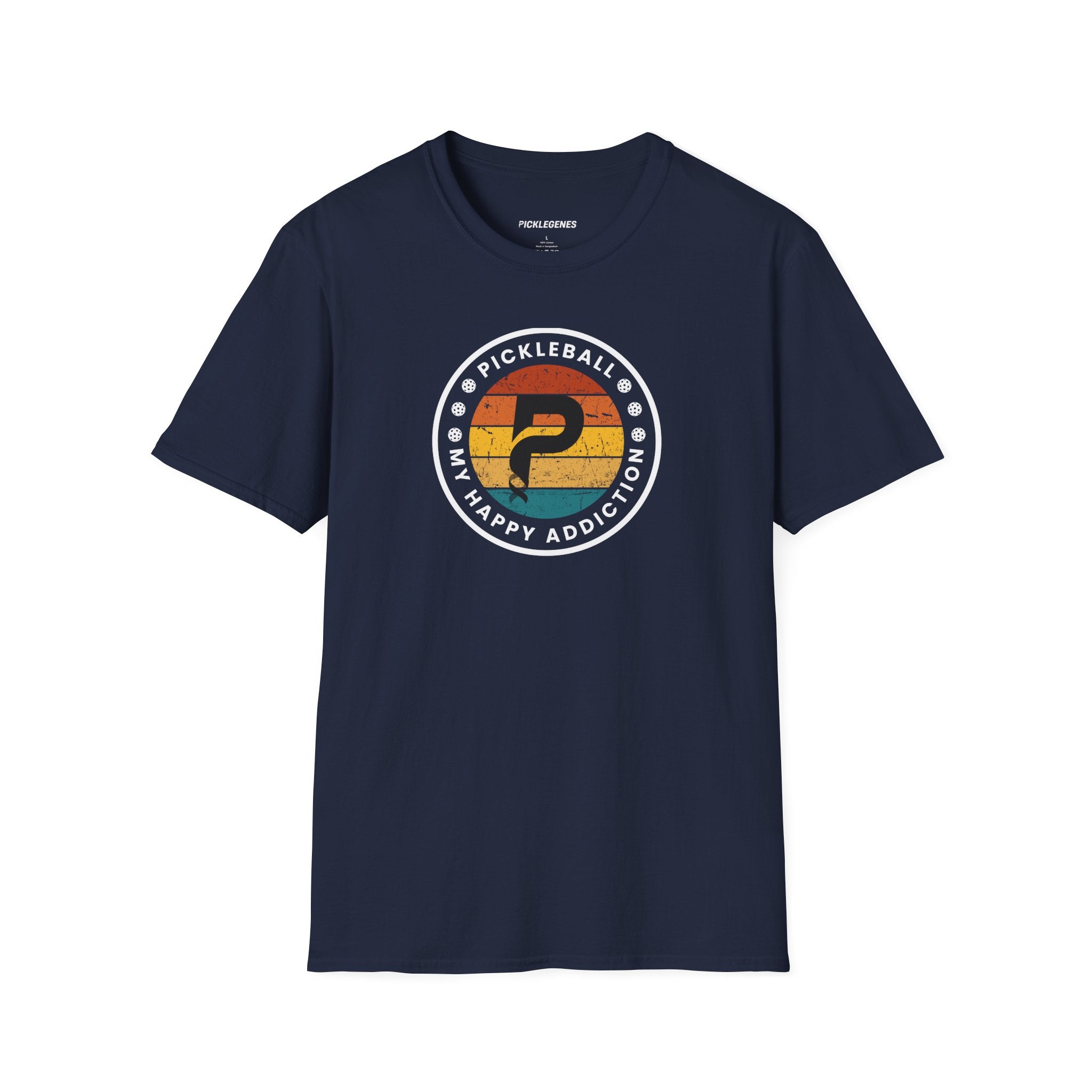 Pickleball My Happy Addiction Pickleball T-shirt - Pickleball T-Shirt Design 12