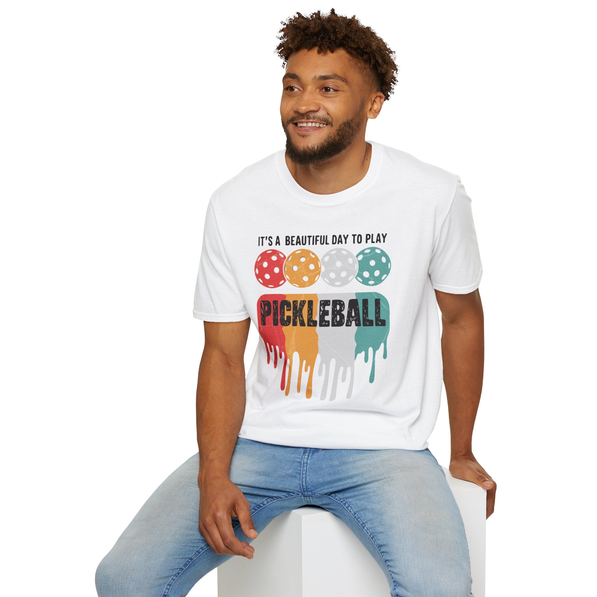 It's A Beautiful Day To Play Pickleball T-shrit - Pickleball T-Shirt Design 16