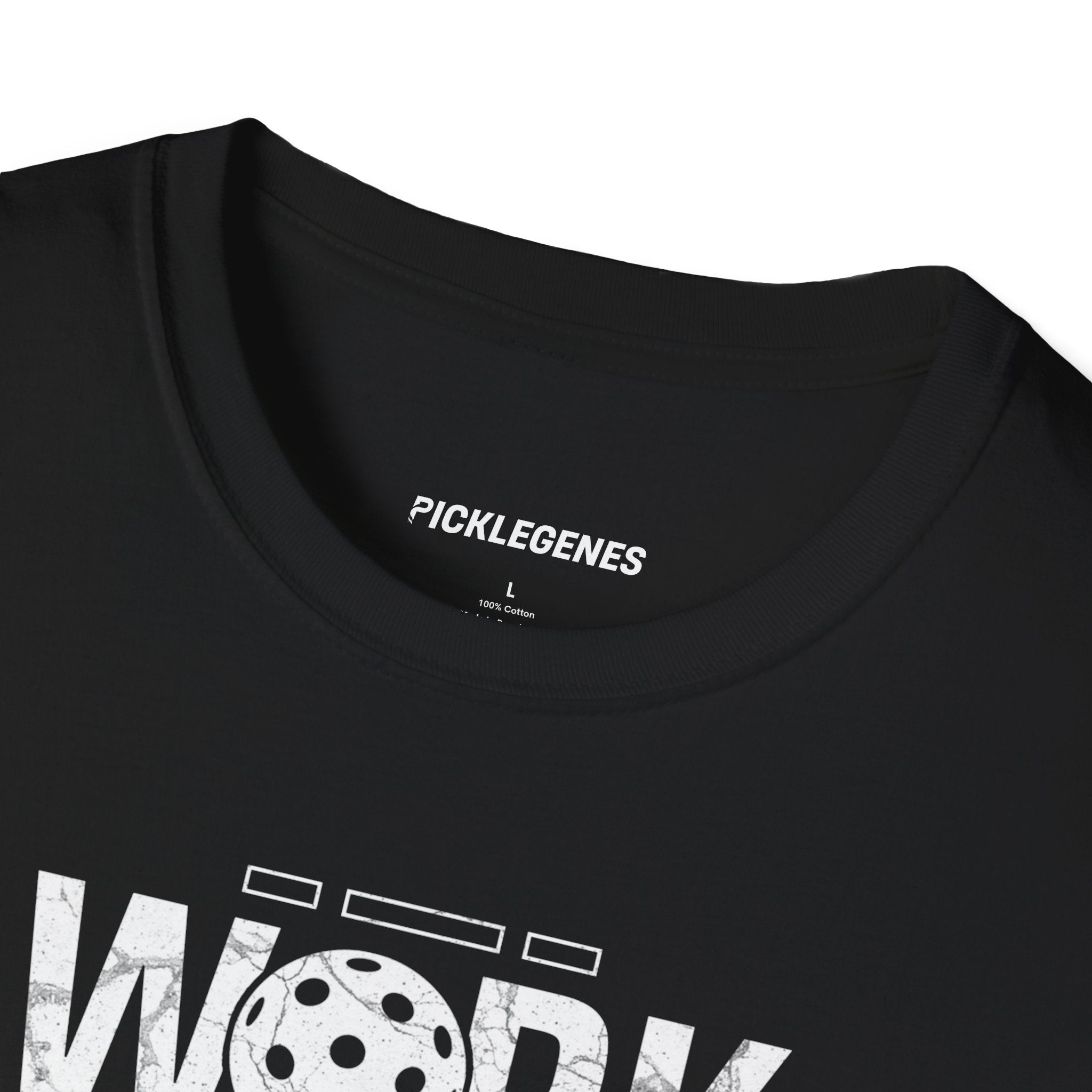 Work Hard And Play Big Pickleball T-shirt - Pickleball T-Shirt Design 19