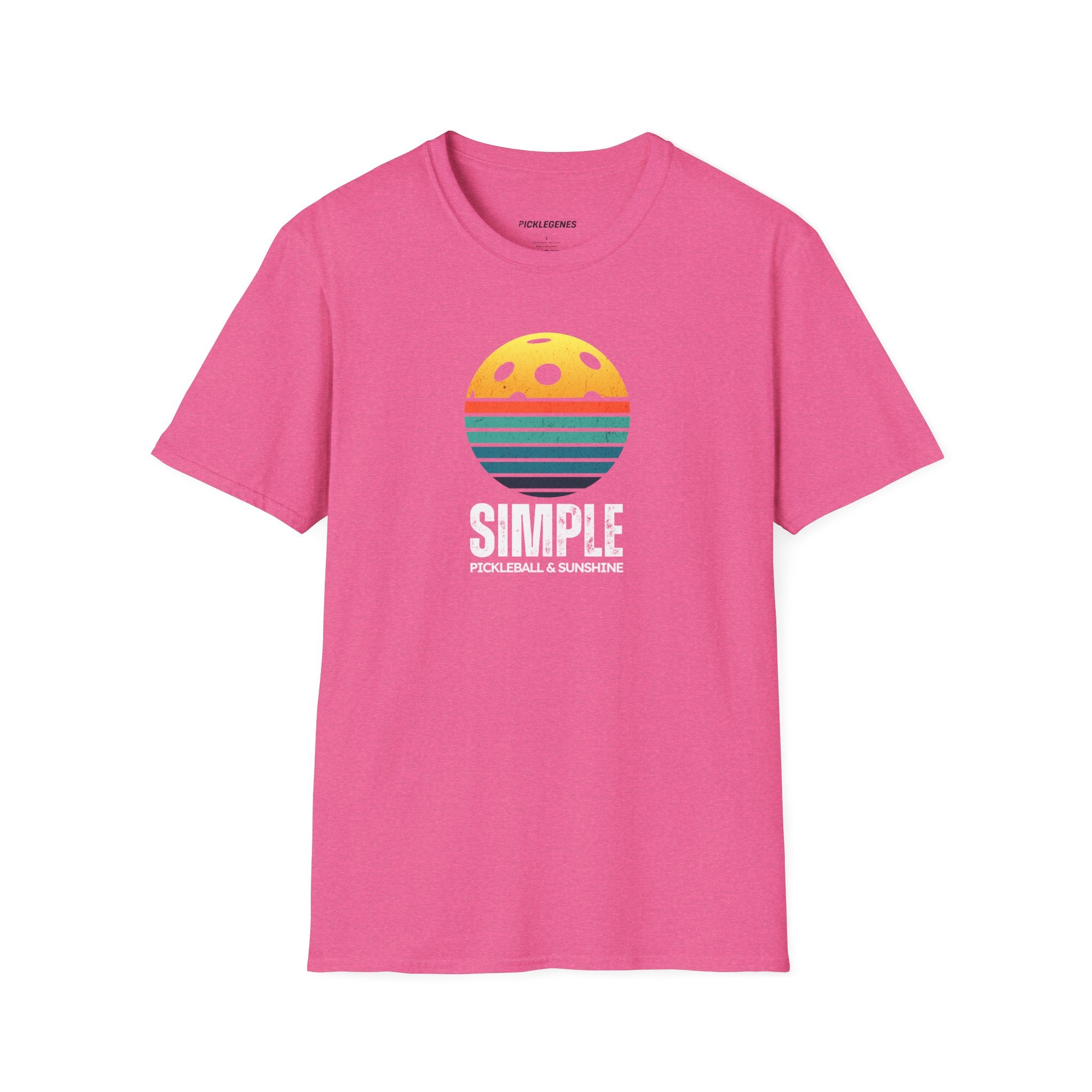 Simple Pickleball And Sunshine Pickleball T-shirt - Pickleball T-Shirt Design 14