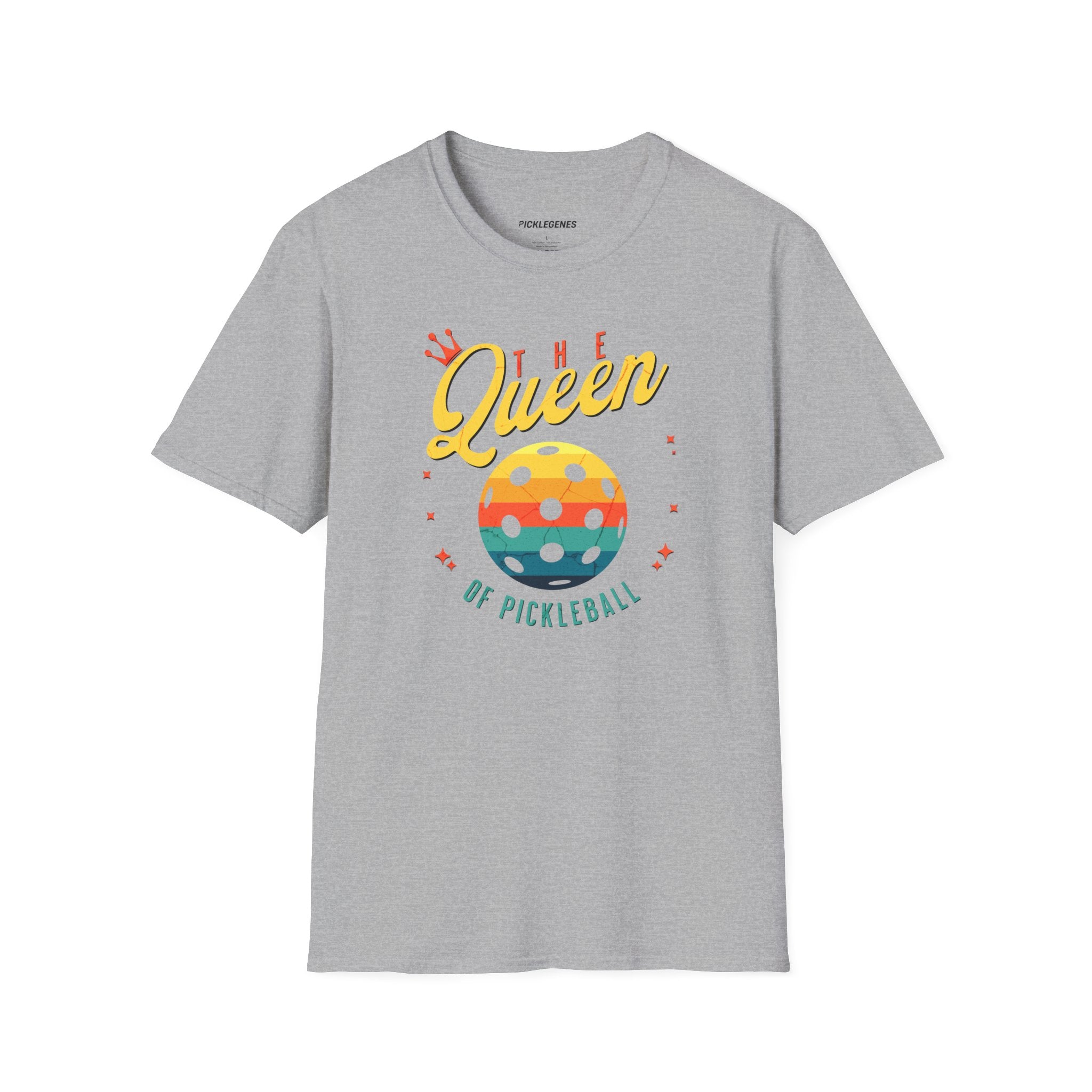 The Queen Of Pickleball T-shirt - Pickleball T-Shirt Design 10