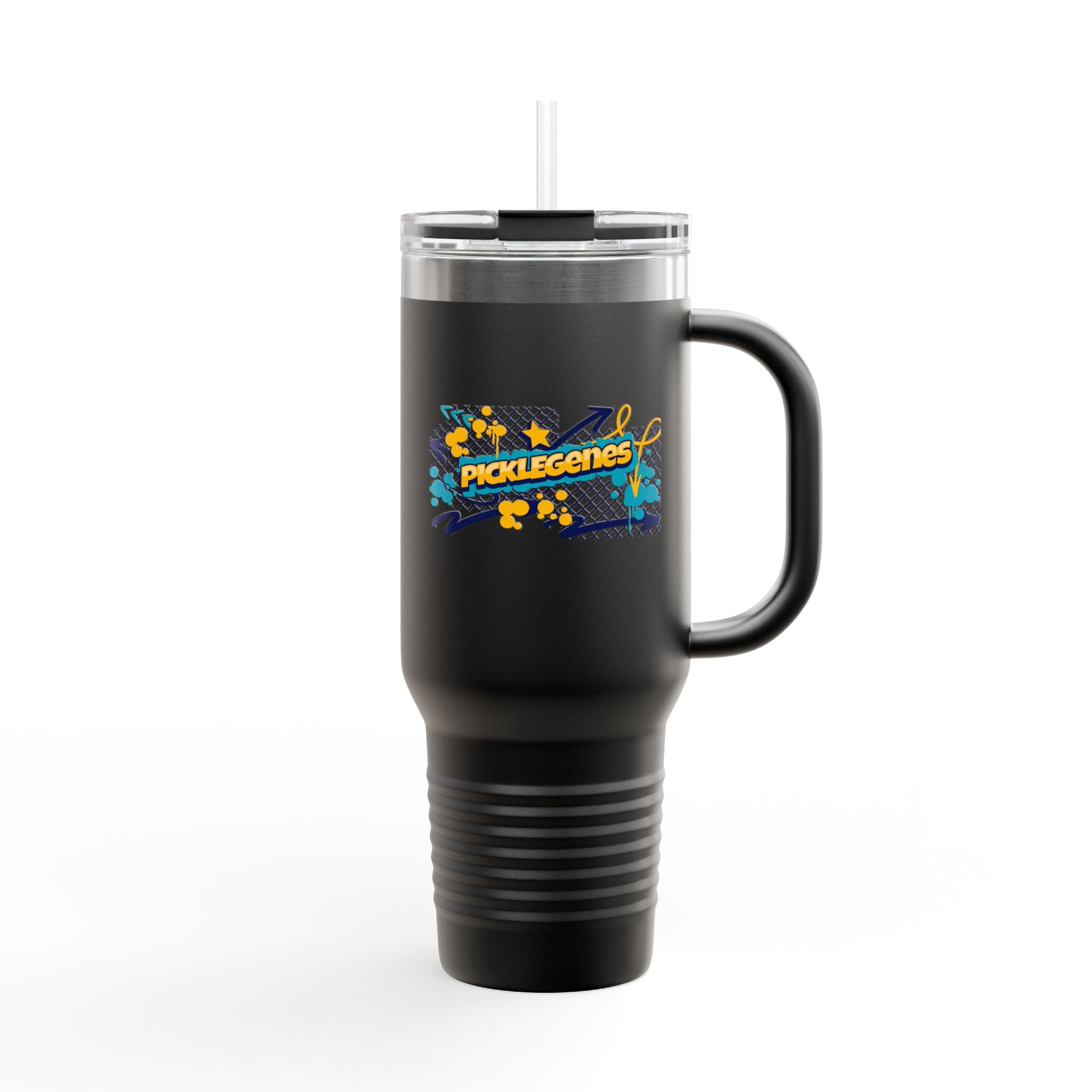 Picklegenes Graffiti Insulated Travel Mug