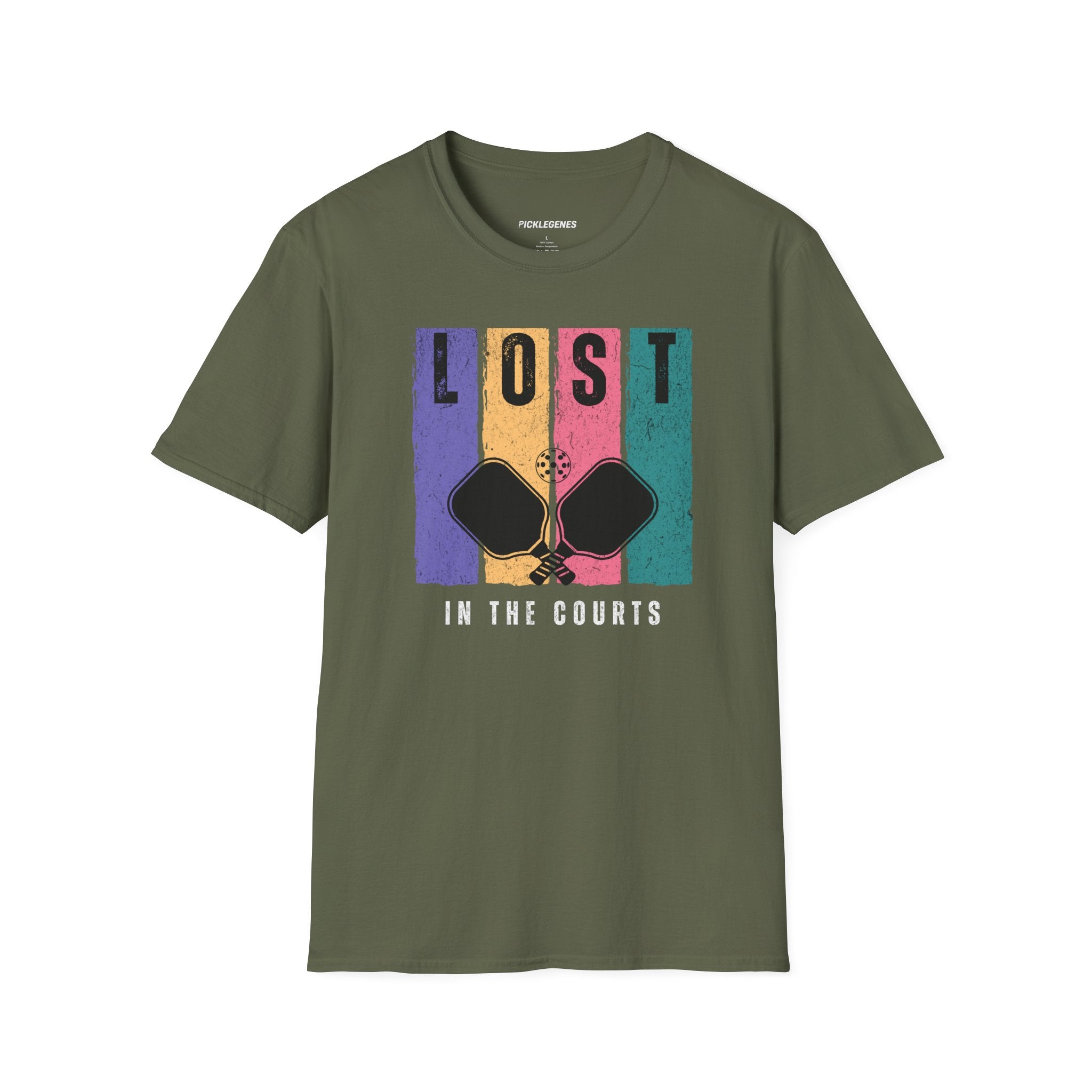 Lost In The Courts - Pickleball T-Shirt Design 11