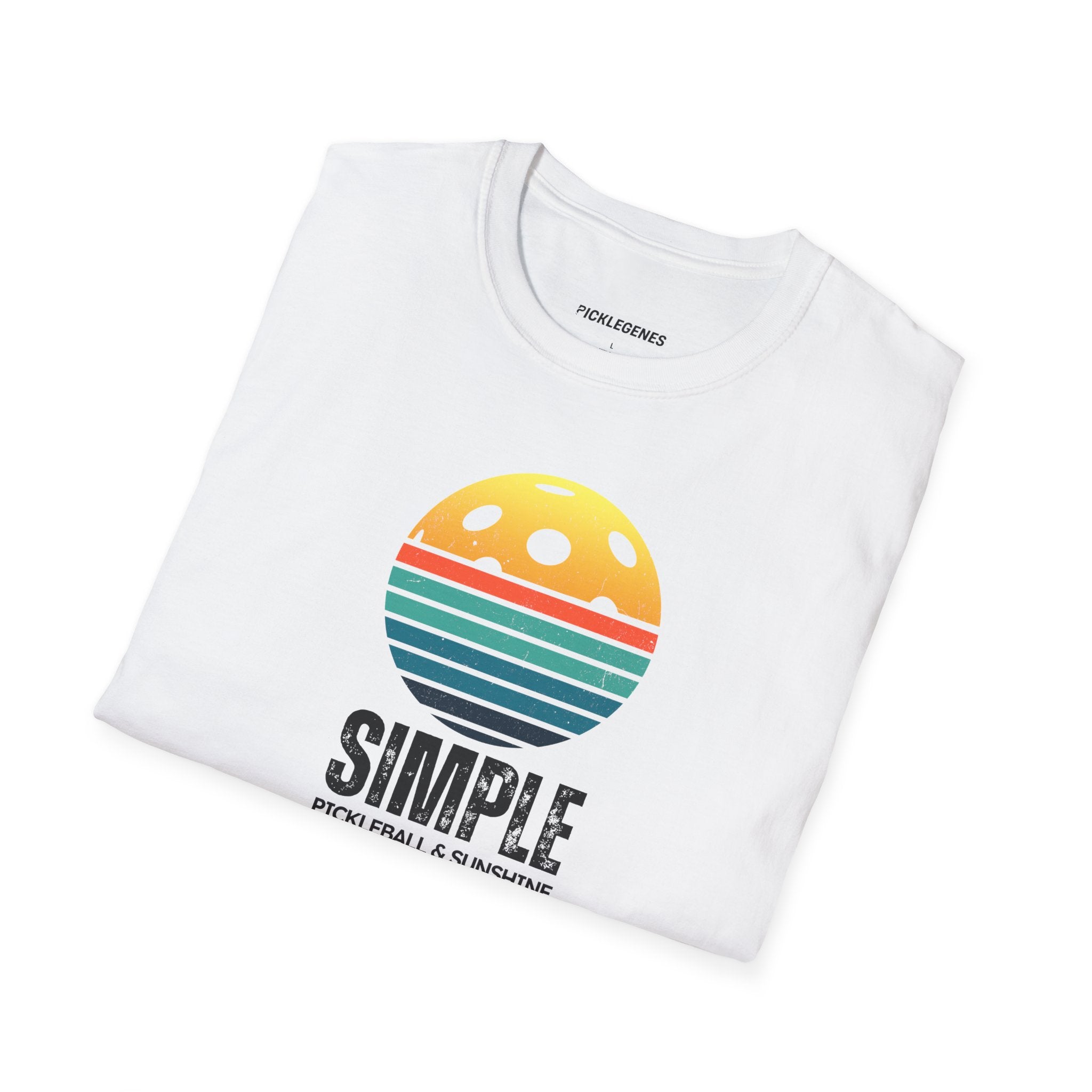 Simple Pickleball And Sunshine Pickleball T-shirt - Pickleball T-Shirt Design 17