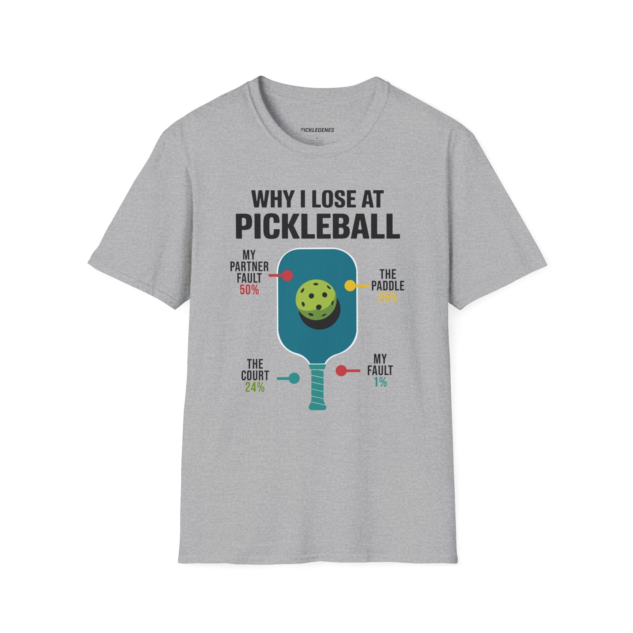 Why I Lose At Pickleball T-shirt - Pickleball T-Shirt Design 11