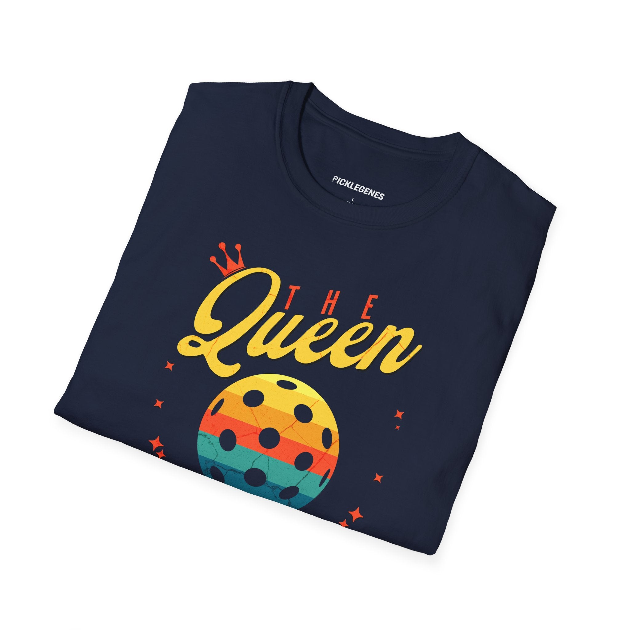 The Queen Of Pickleball T-shirt - Pickleball T-Shirt Design 32