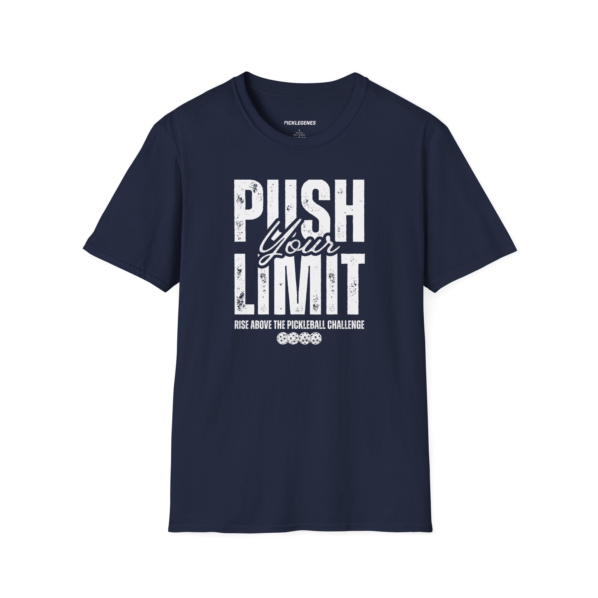 Push Your Limit Athletic Pickleball T-shirt - Pickleball T-Shirt Design 12