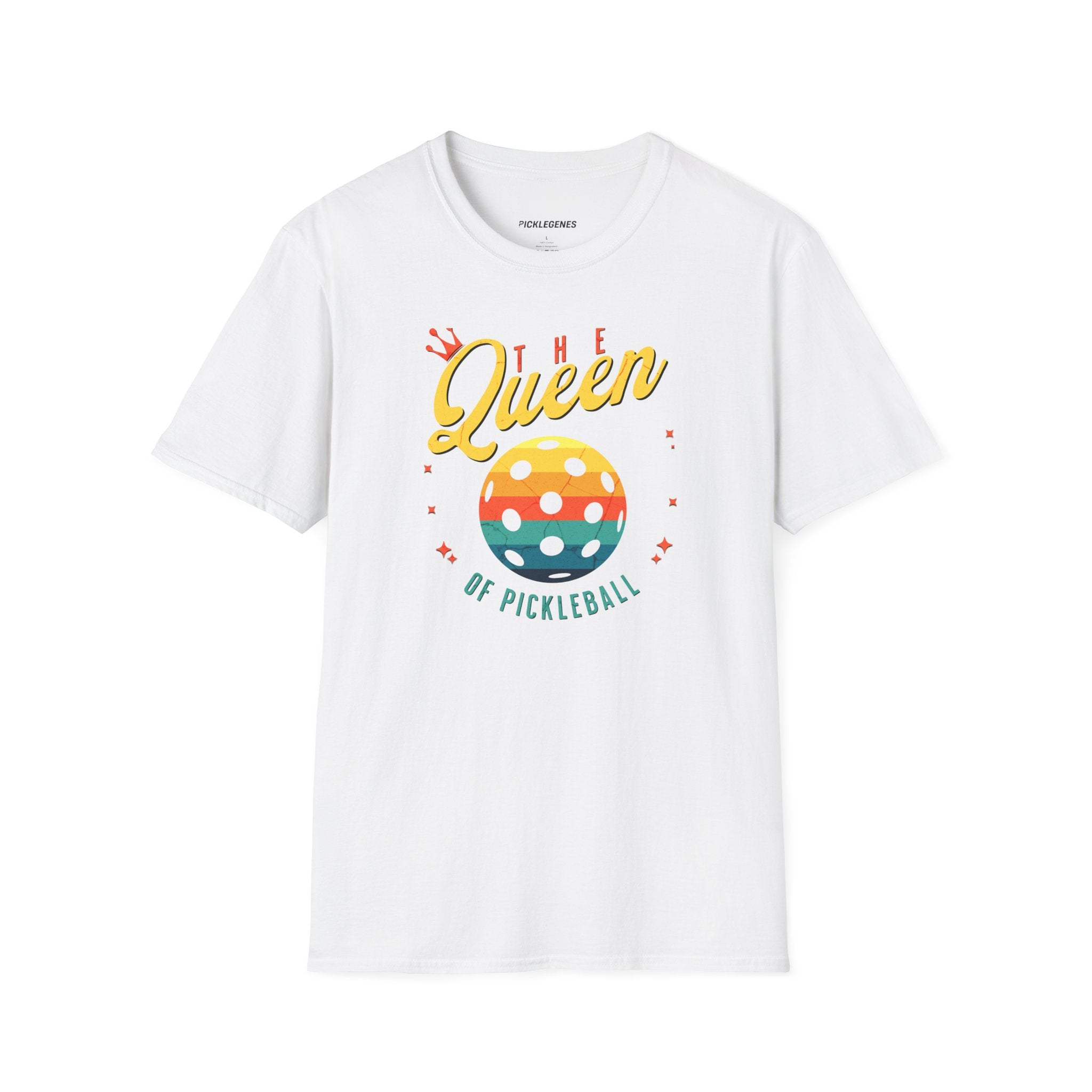 The Queen Of Pickleball T-shirt - Pickleball T-Shirt Design 8
