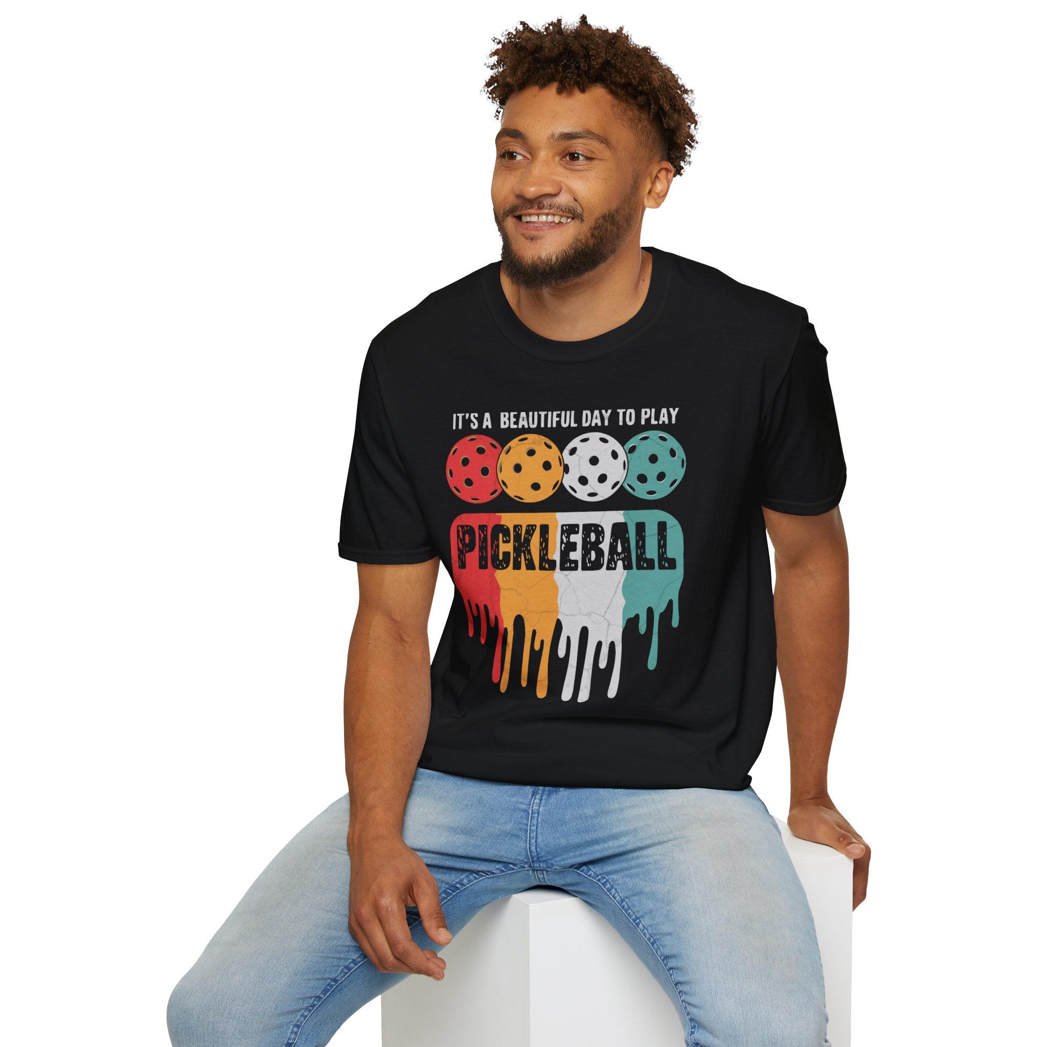 It's A Beautiful Day To Play Pickleball T-shrit - Pickleball T-Shirt Design 32