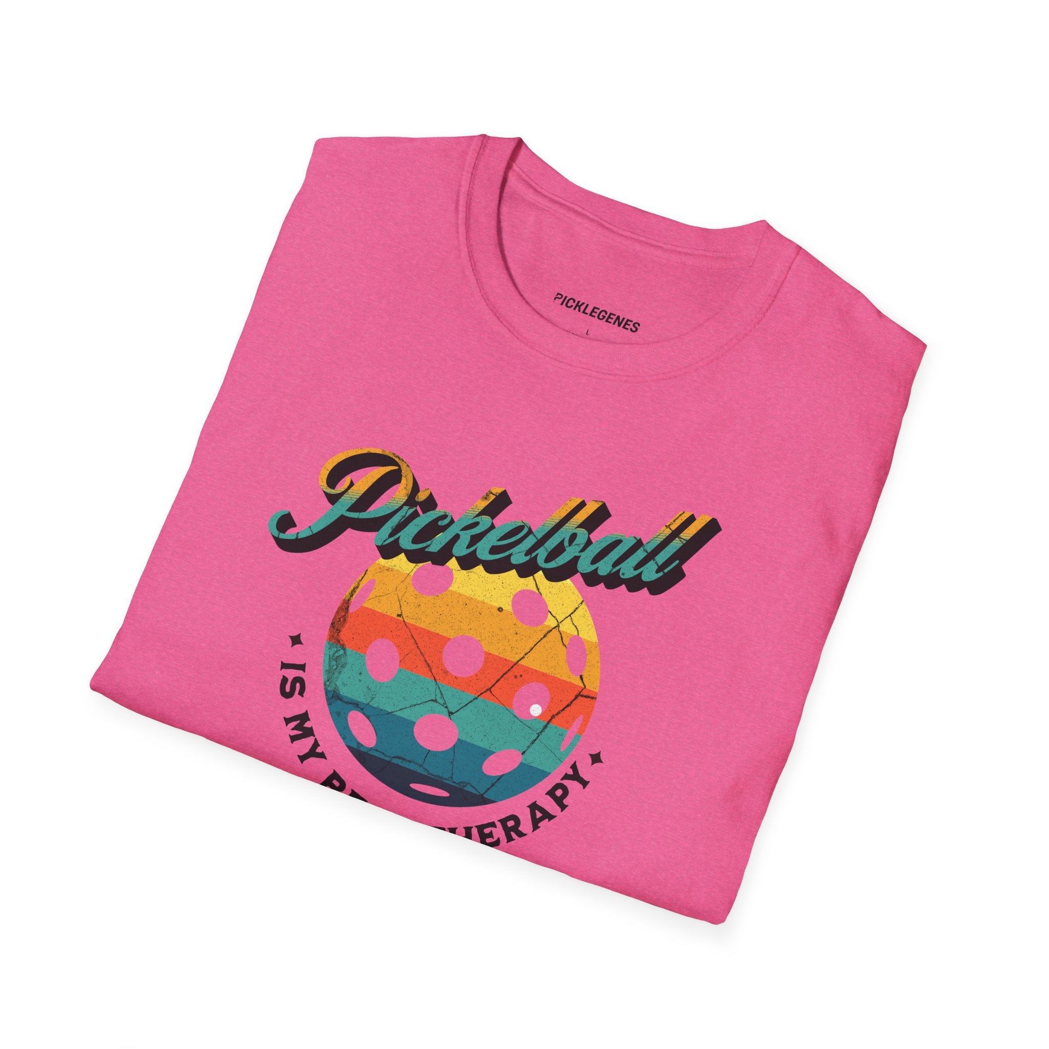 Pickleball Is My Best Therapy Funny Pickleball T-shirt - Pickleball T-Shirt Design 35