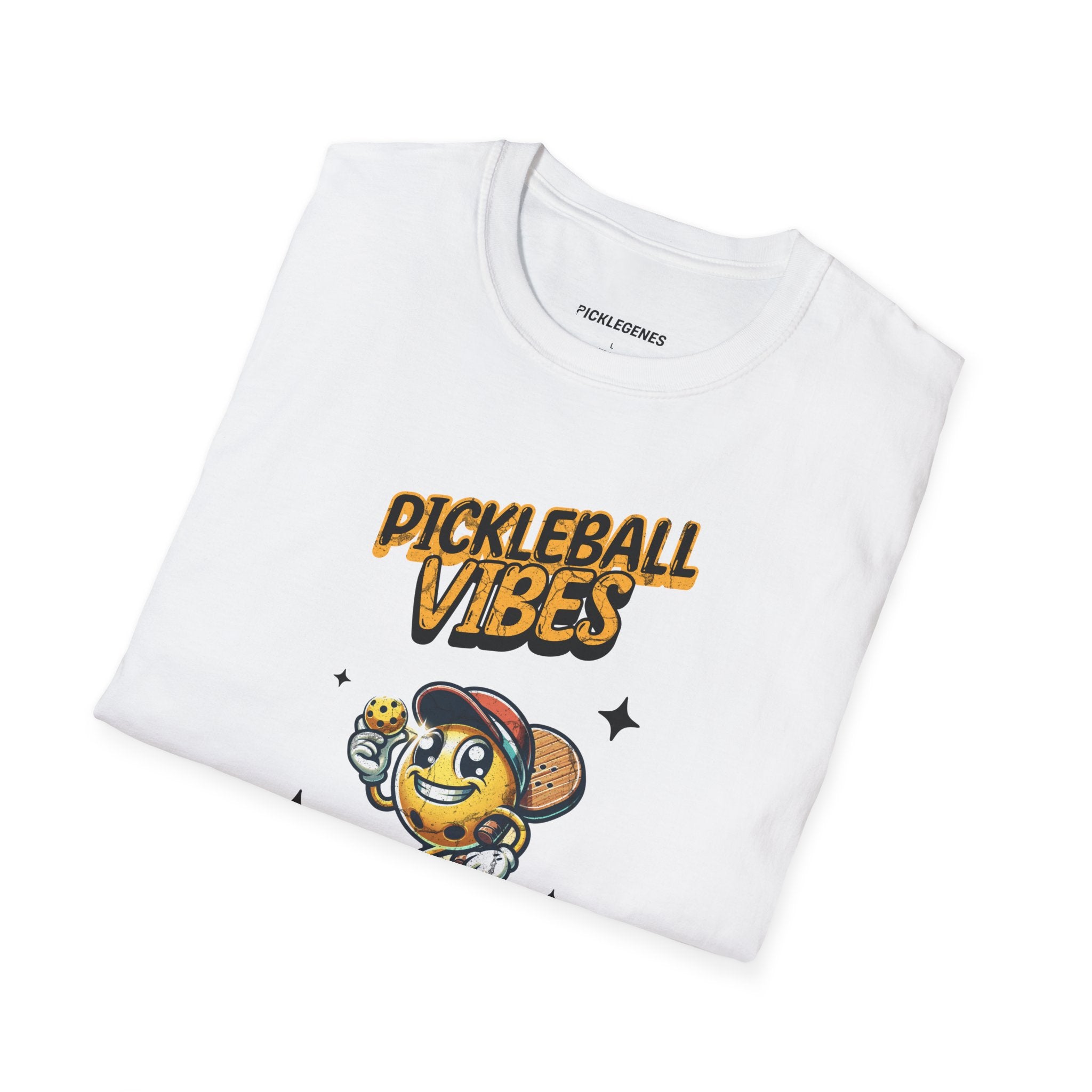 Pickleball Vibes Animated Funny Pickleball T-shirt for Pickleball Players - Pickleball T-Shirt Design 17