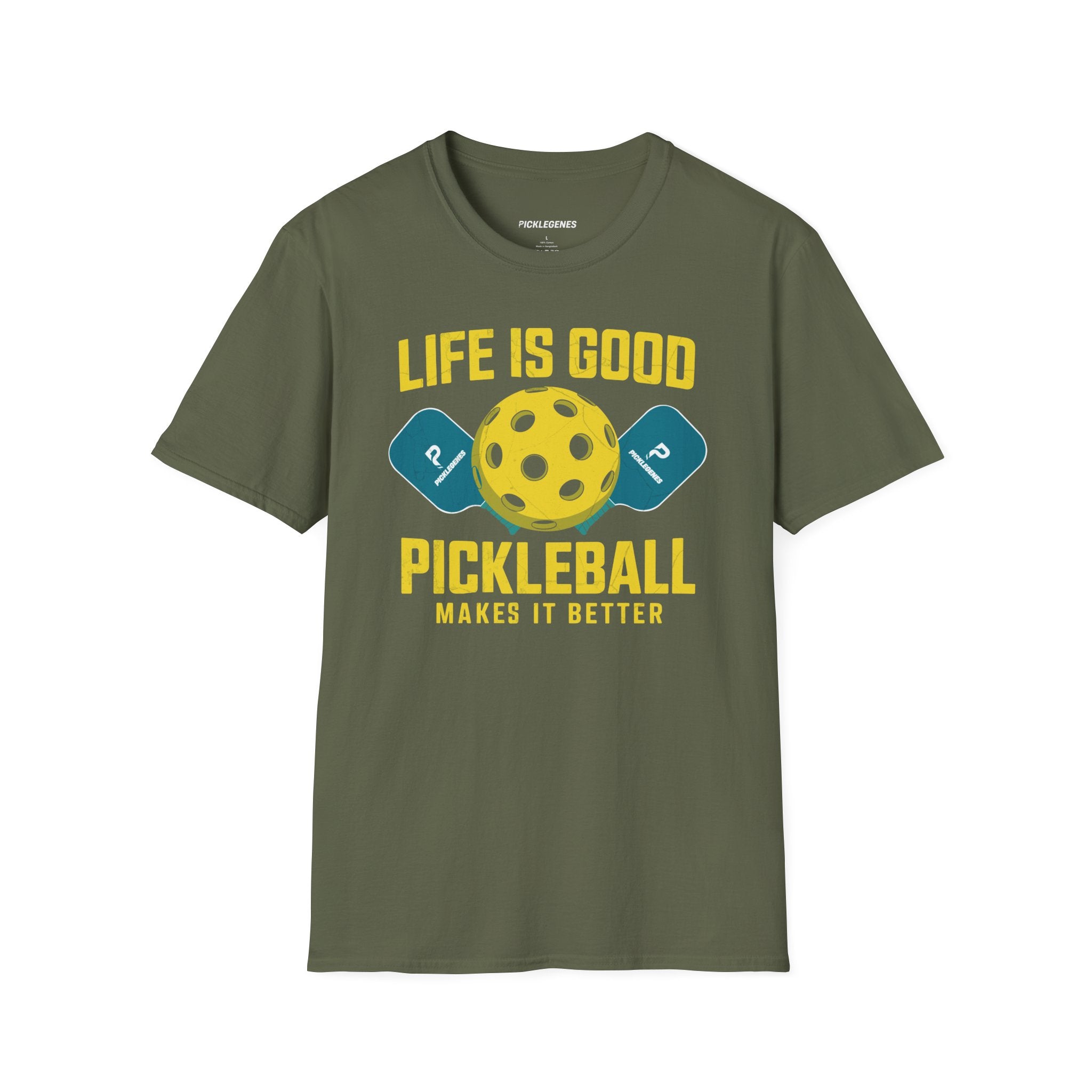 Life Is Good Funny Pickleball T-shirt - Pickleball T-Shirt Design 13