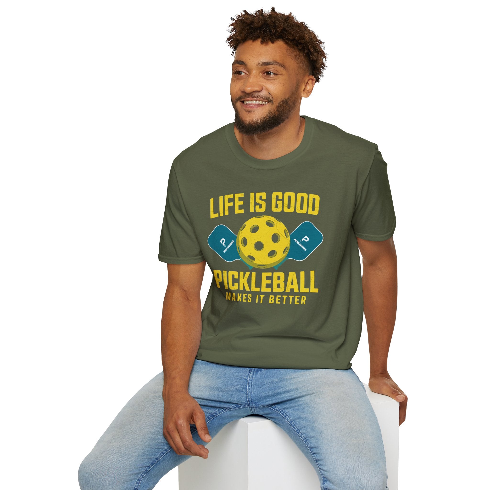 Life Is Good Funny Pickleball T-shirt - Pickleball T-Shirt Design 37