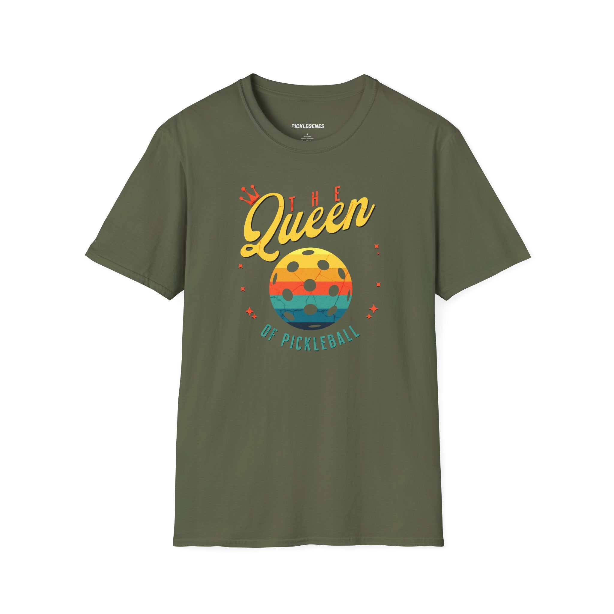 The Queen Of Pickleball T-shirt - Pickleball T-Shirt Design 11