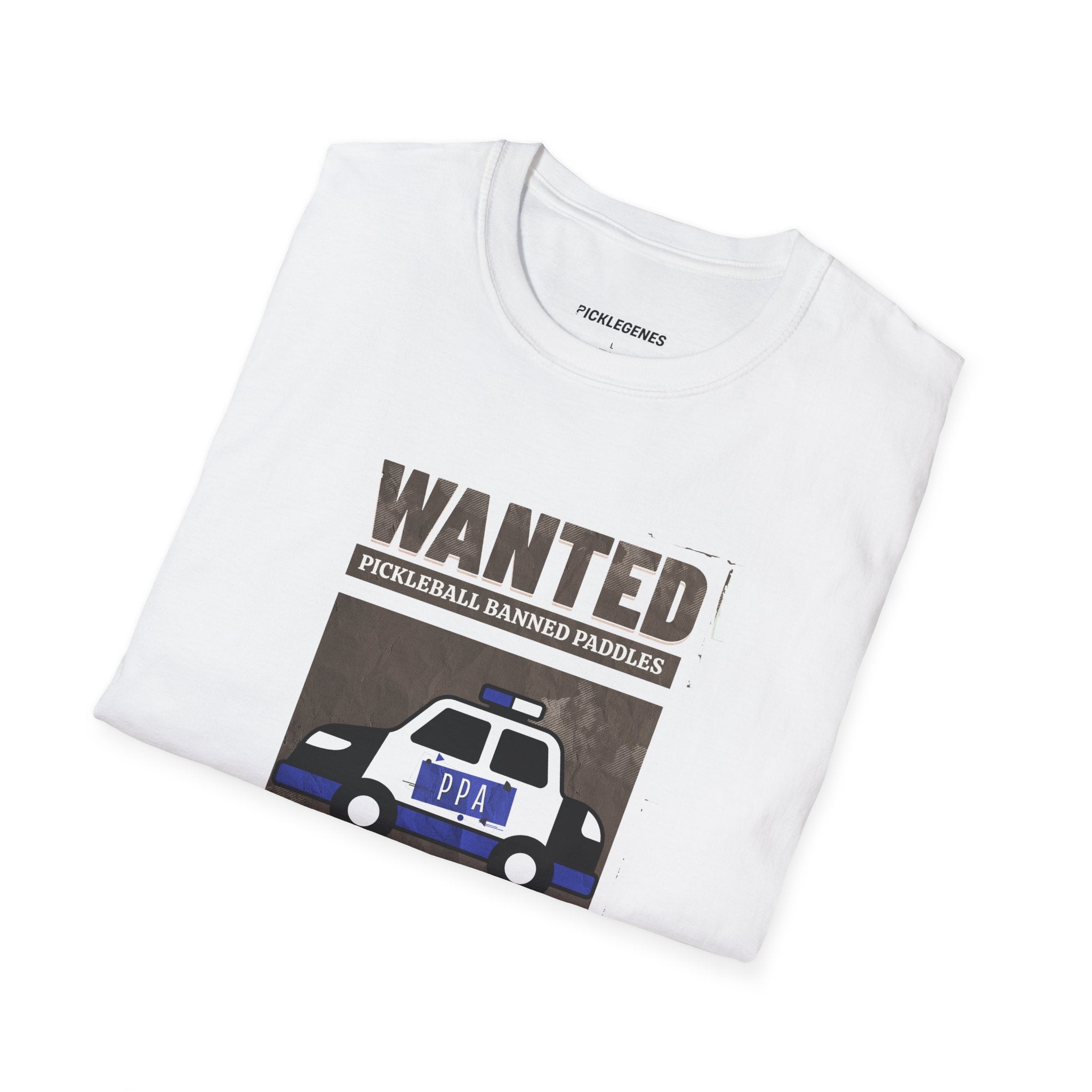 Wanted Banned Pickleball T-Shirt - Pickleball T-Shirt Design 17