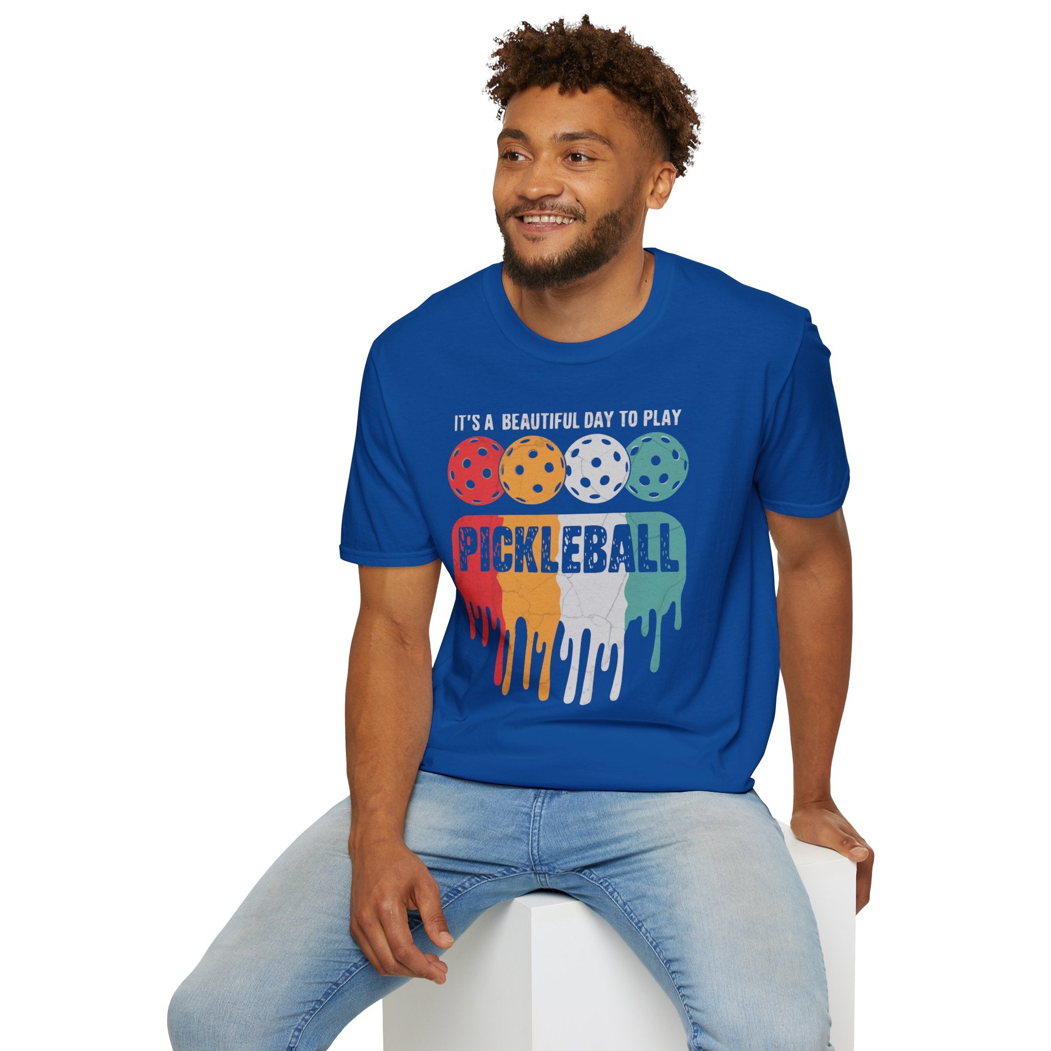 It's A Beautiful Day To Play Pickleball T-shrit - Pickleball T-Shirt Design 25
