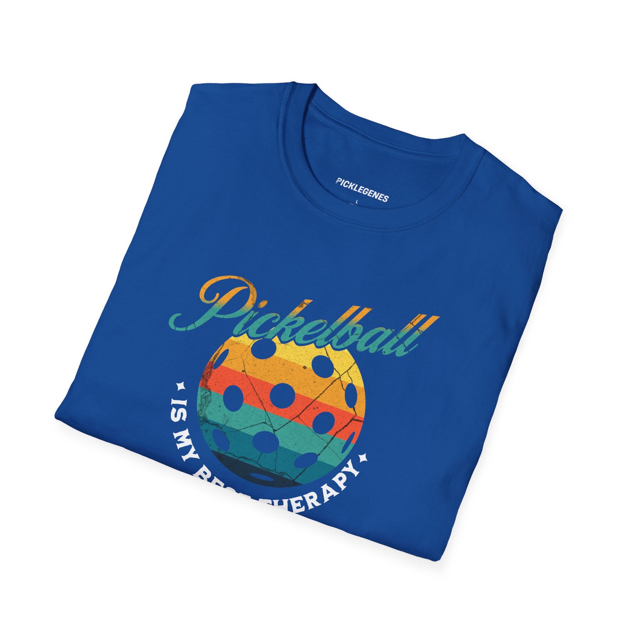 Pickleball Is My Best Therapy Funny Pickleball T-shirt - Pickleball T-Shirt Design 29