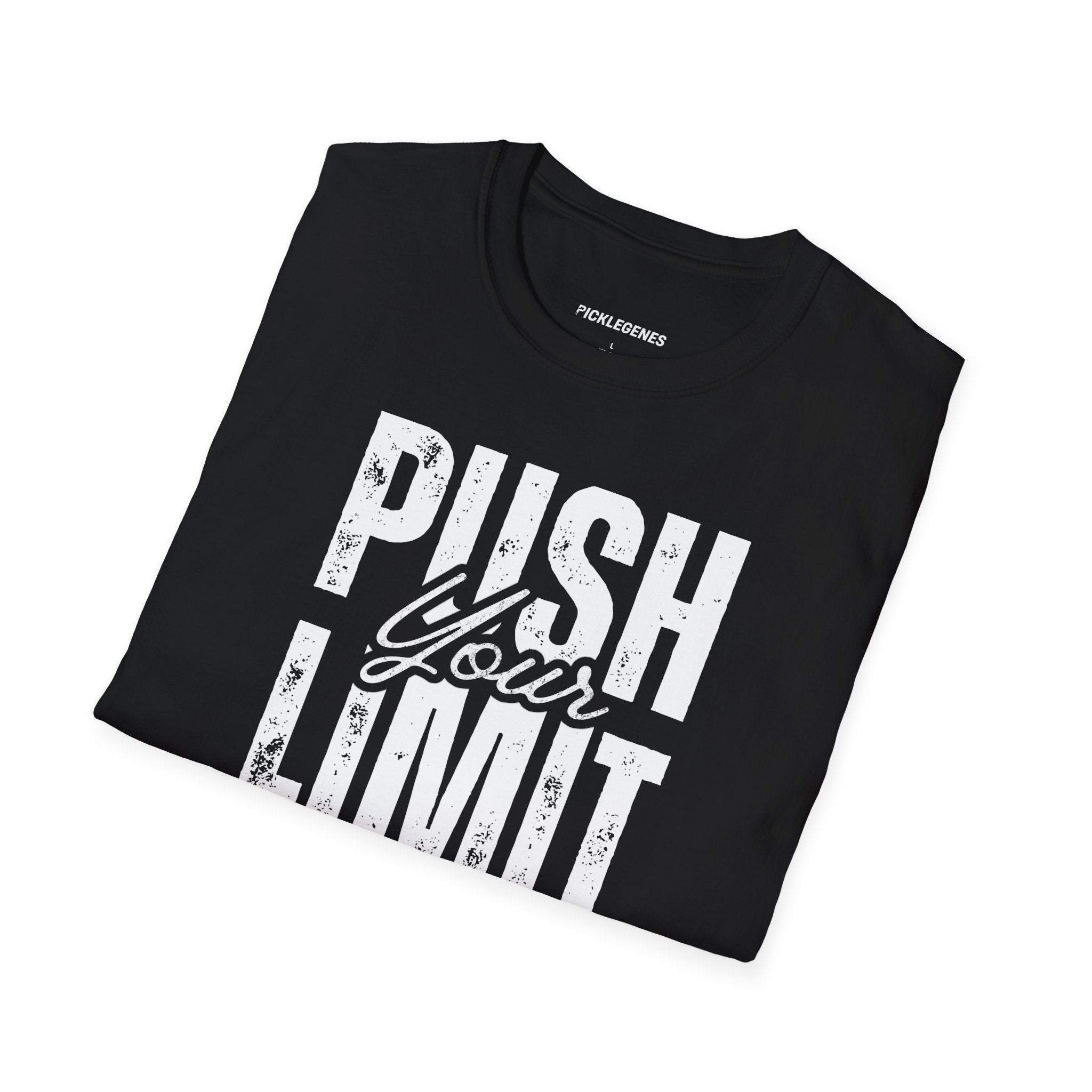 Push Your Limit Athletic Pickleball T-shirt - Pickleball T-Shirt Design 19