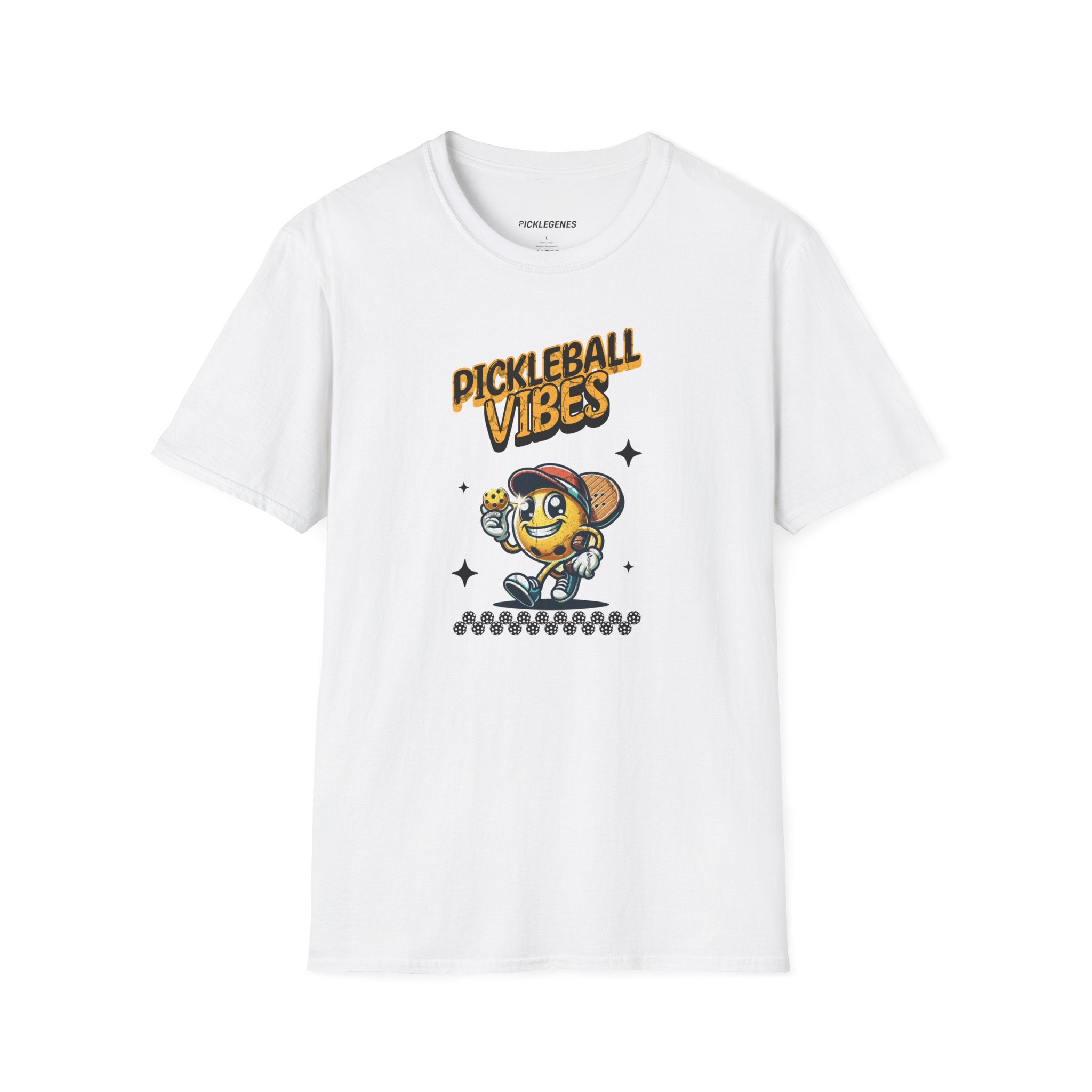 Pickleball Vibes Animated Funny Pickleball T-shirt for Pickleball Players - Pickleball T-Shirt Design 8