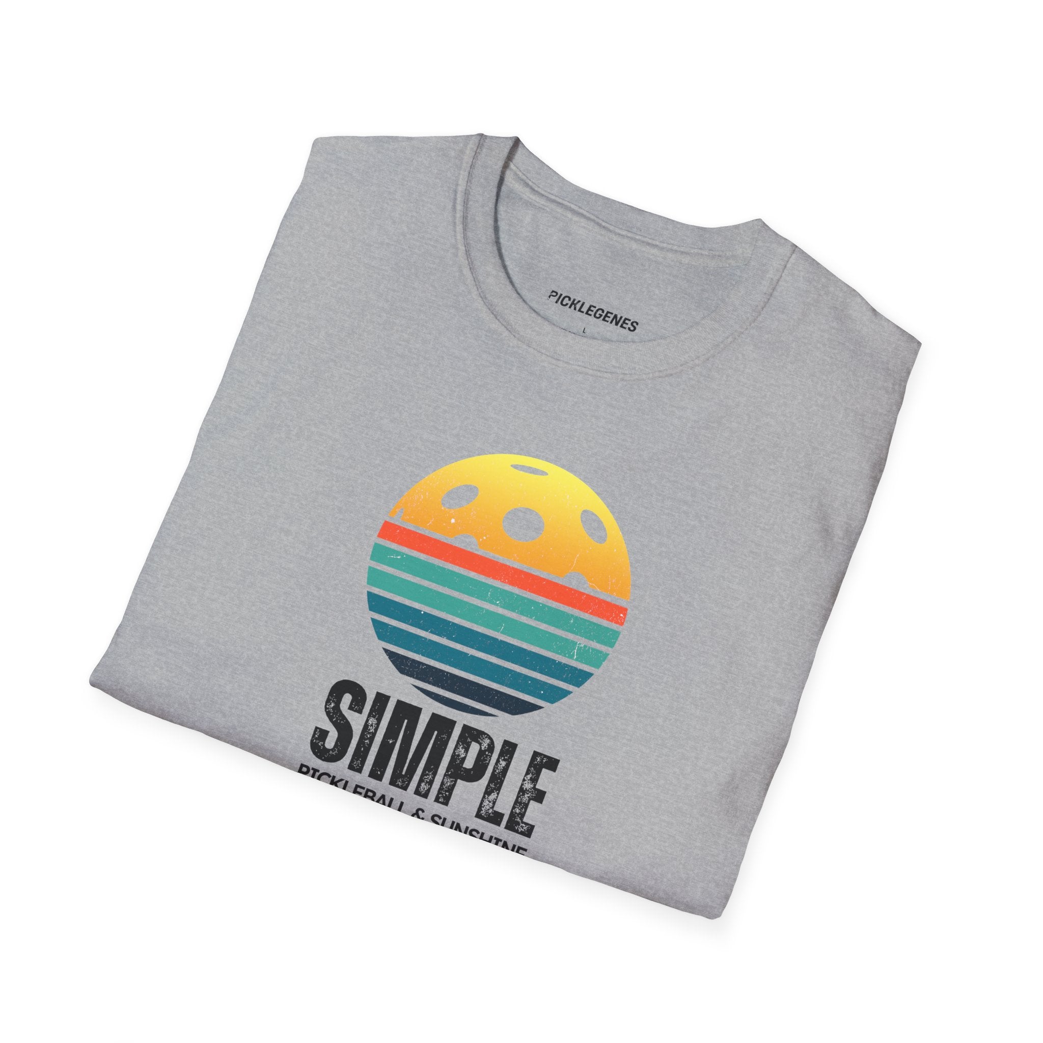 Simple Pickleball And Sunshine Pickleball T-shirt - Pickleball T-Shirt Design 23