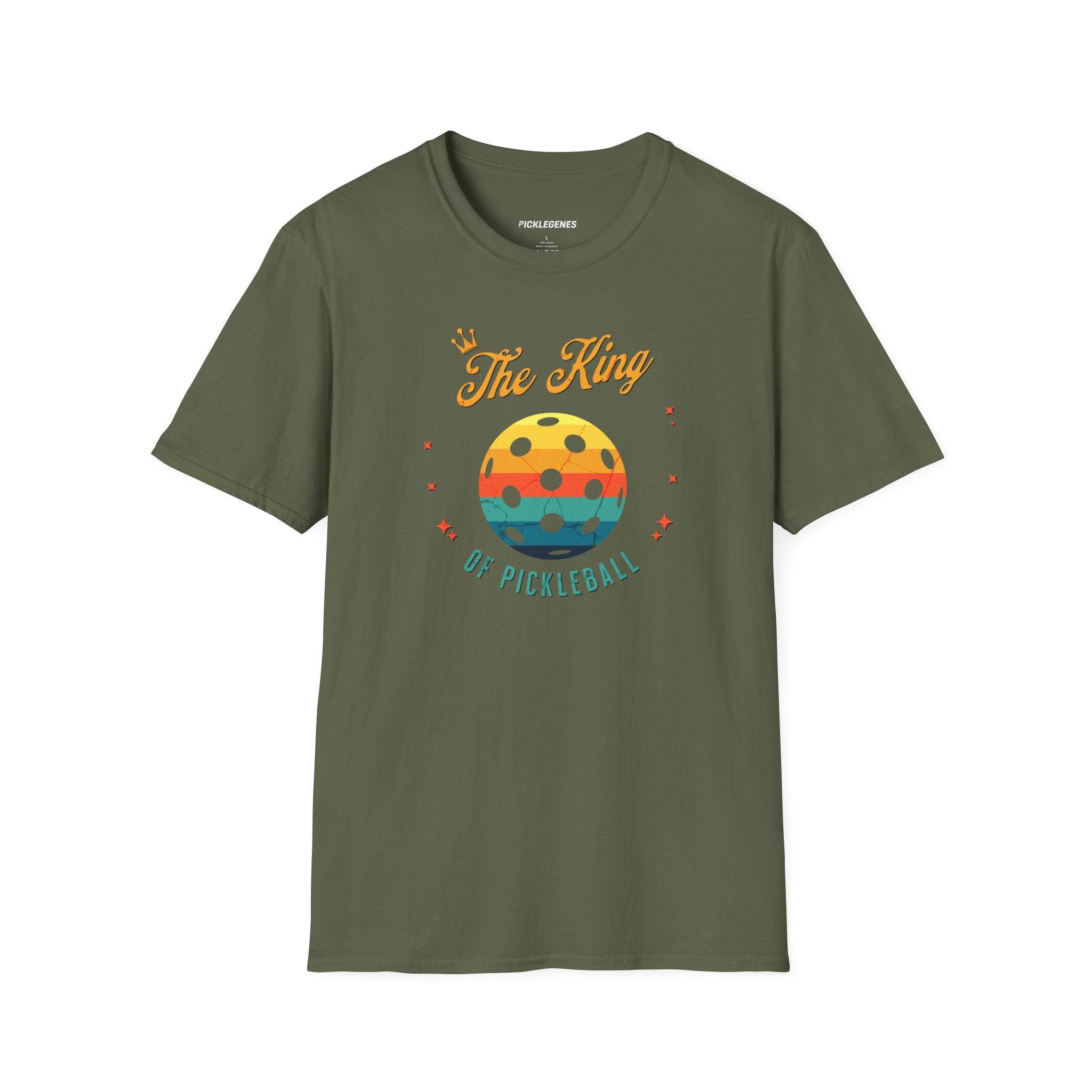The King Of Pickleball T-shirt for Men - Pickleball T-Shirt Design 11